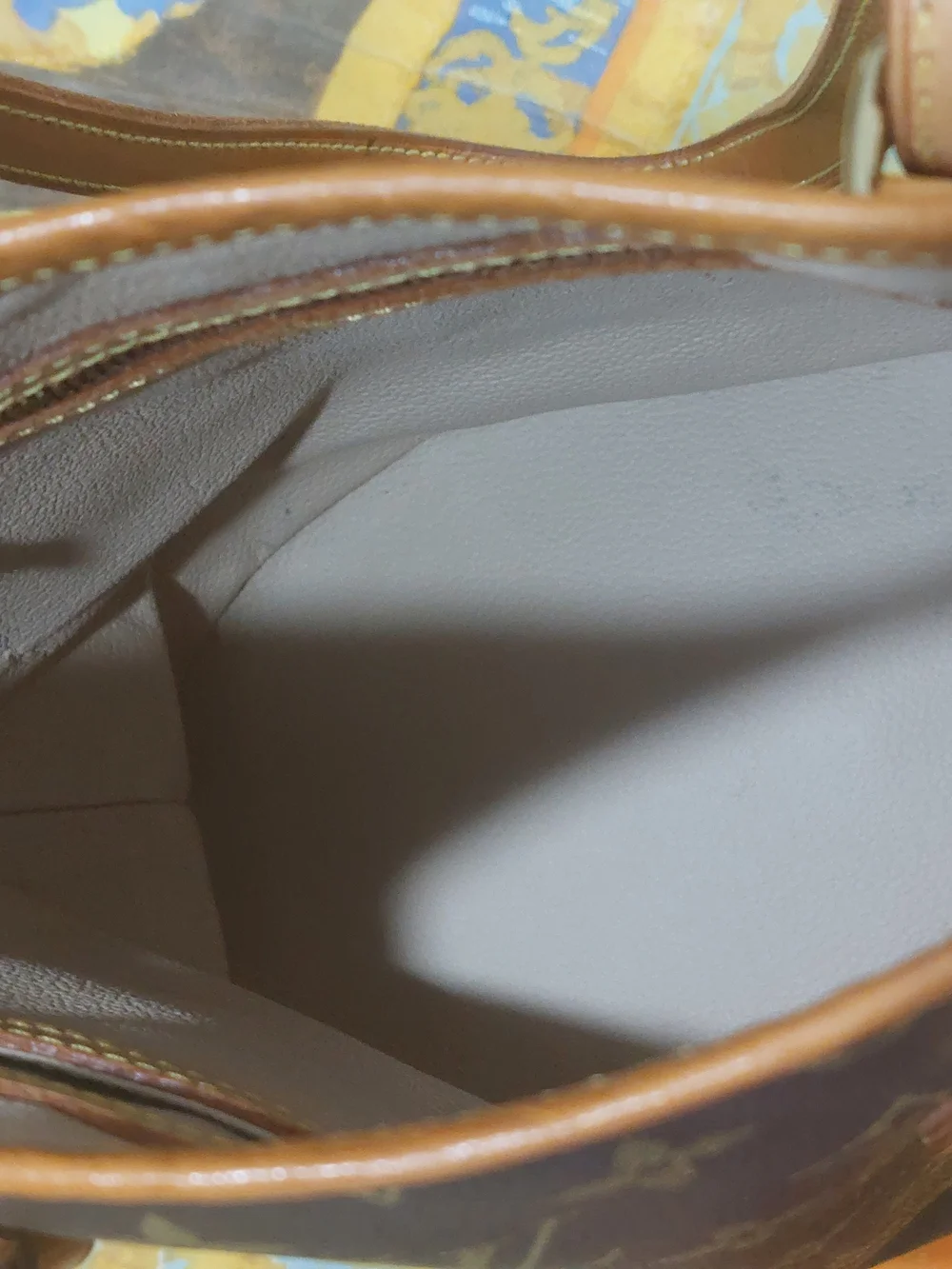 Louis Vuitton Monogram Canvas Bucket Tote with Vachetta Trim
